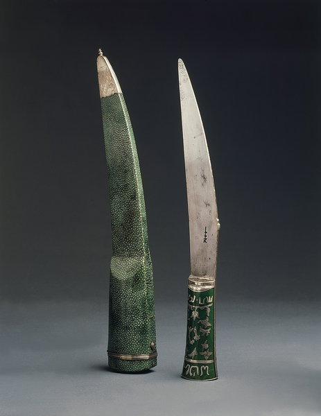 The Fine Shagreen Cased Silver Mounted Cabbalistic Knife of Count Allessandro Cagliostro